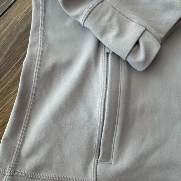 Lululemon Align Light Taupe Zip-Up Hooded Jacket - Picture 2 of 8